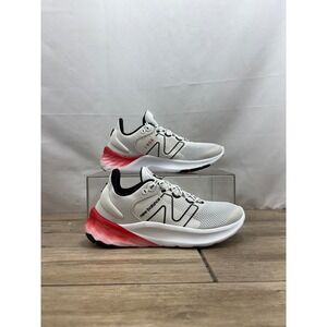 New Balance White and Red Athletic Shoes